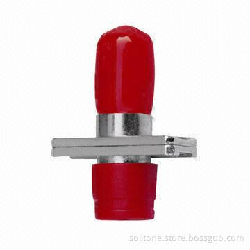 FC-ST Fiber Optic/Manufacturer Hybrid Adapter, Simplex, Low-insertion Loss